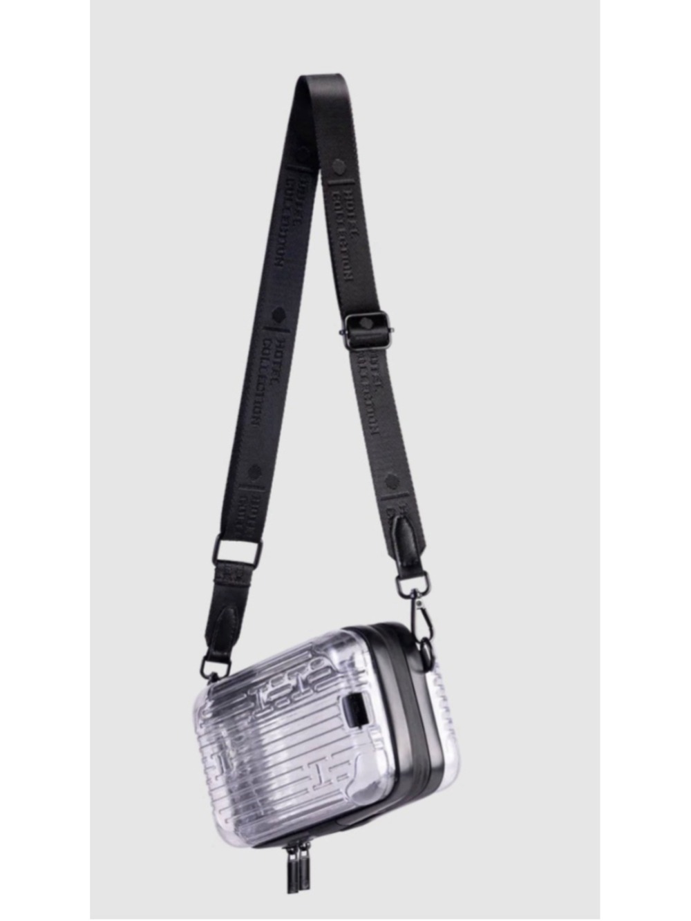 NEW Hotel Collection Clear Crossbody Bag Hardshell Transparent Stadium Approved